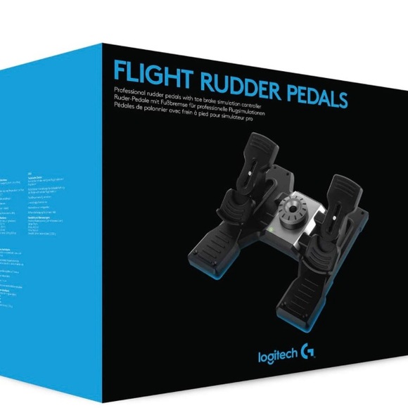 Logitech G pro yoke system, professional simulation yoke, throttle and rudders - Picture 3 of 4